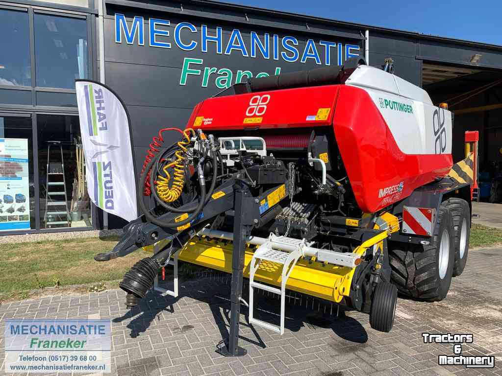 Balers Pottinger Pottinger Impress 155 VC Pro. Rondebalen-perswikkelcombinatie isobus variabele perskamer