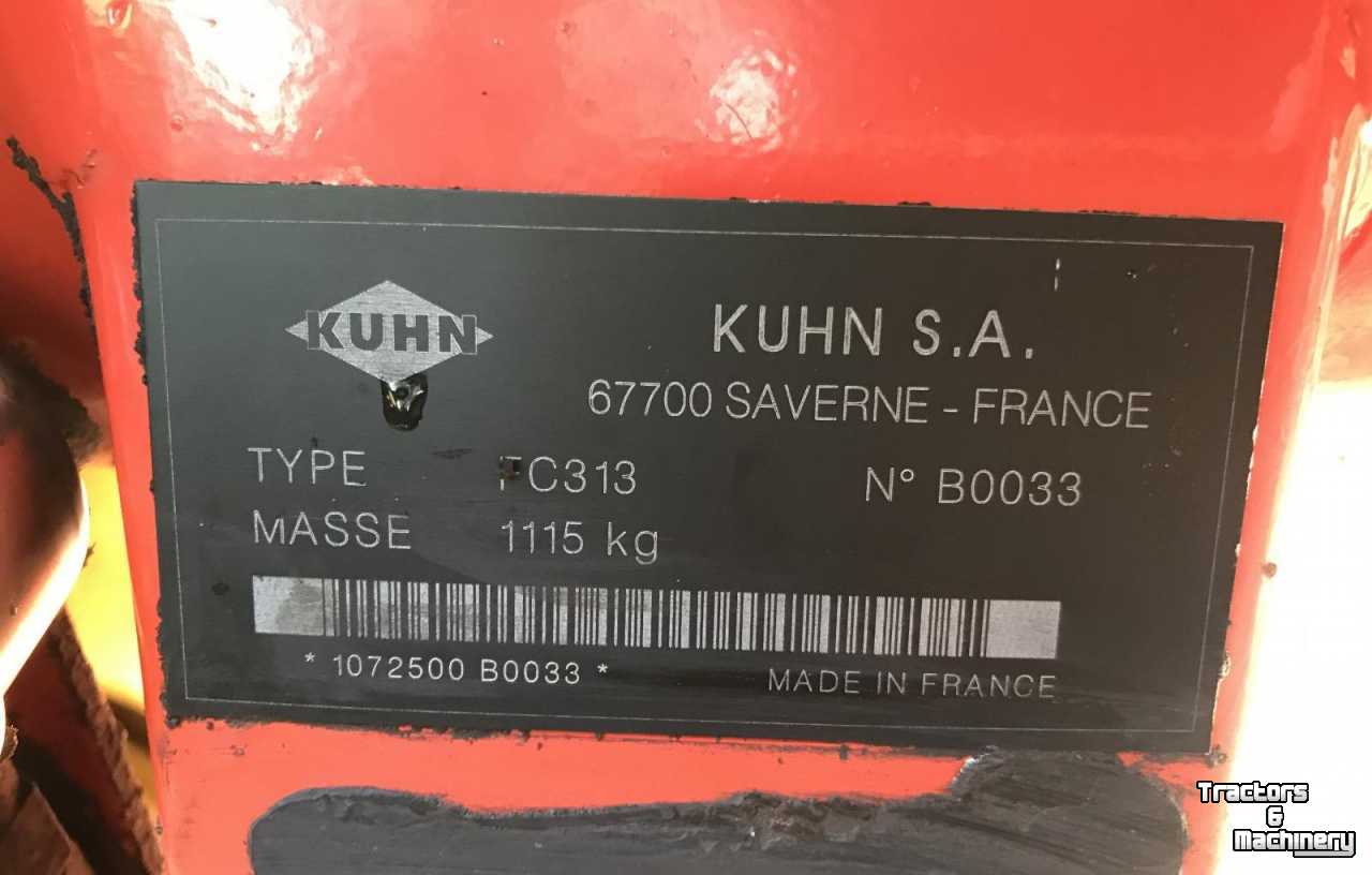 Mower Kuhn FC 313 Schijvenmaaier + kneuzer