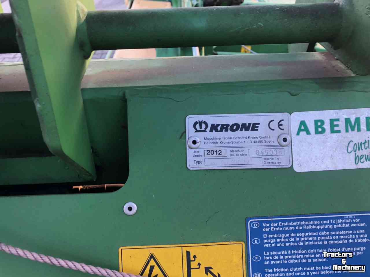 Mower Krone 9140 cv