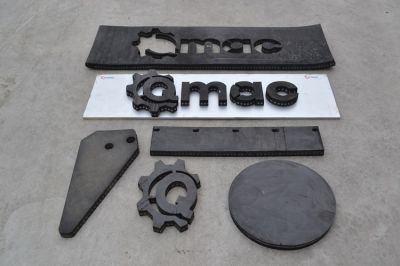 Diverse new spare-parts Qmac RSMC240 Canvas rubbermat met koordlaag 240 cm