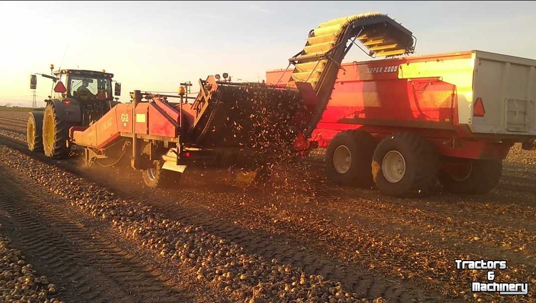 Onion harvester  SU TECH zijafvoer