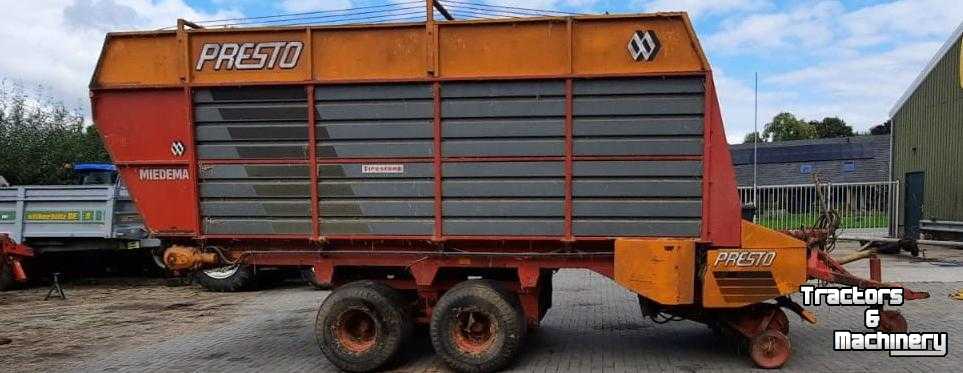 Self-loading wagon Miedema Presto L75 Opraapwagen