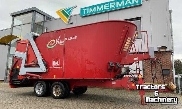 Vertical feed mixer BVL V-Mix 24 LS-2S Voermengwagen Feed Mixer