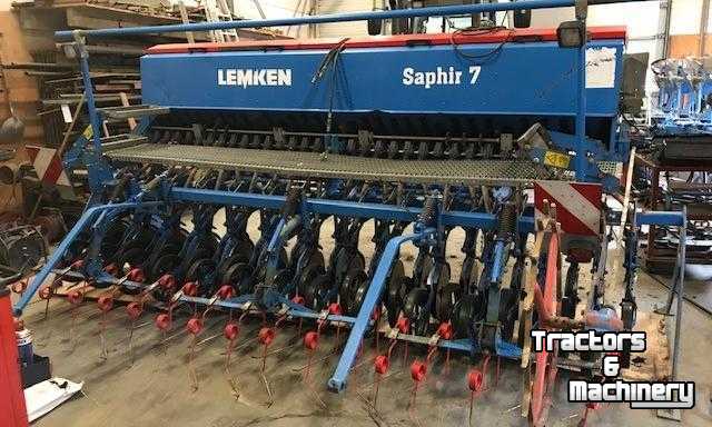 Seed drill Lemken Saphir 7  4.0 M  15 CM Zaaimachine