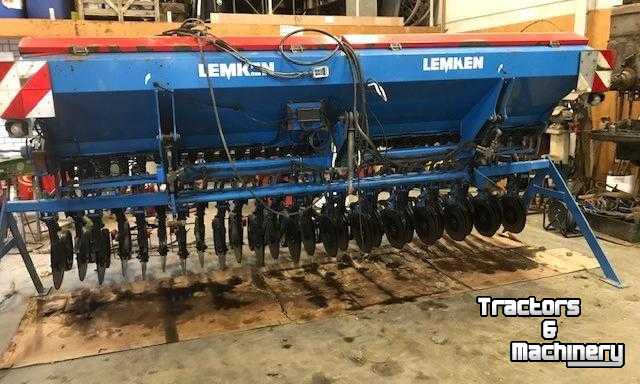 Seed drill Lemken Saphir 7  4.0 M  15 CM Zaaimachine