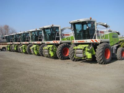 Cornhead Claas RU450 Xtra 6-ROW CORN HEADS