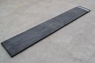 Rubber yard scraper Qmac RSM270 Rubbermat 270 cm + STAALDRAAD inlaag