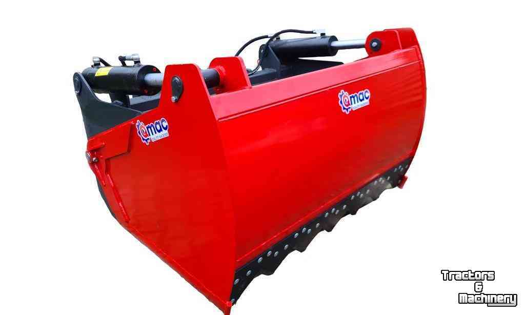 Silage cutting bucket Qmac Kuilhapper 120 Bak met geschroefde tand