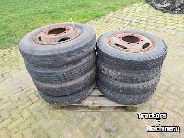 Wheels, Tyres, Rims & Dual spacers  Wielen 8 gaat 6.25R20