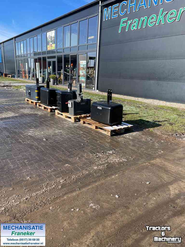 Frontweights  Gewichtblok 450 kg 600 kg 750 kg 900 kg composiet gietstaal