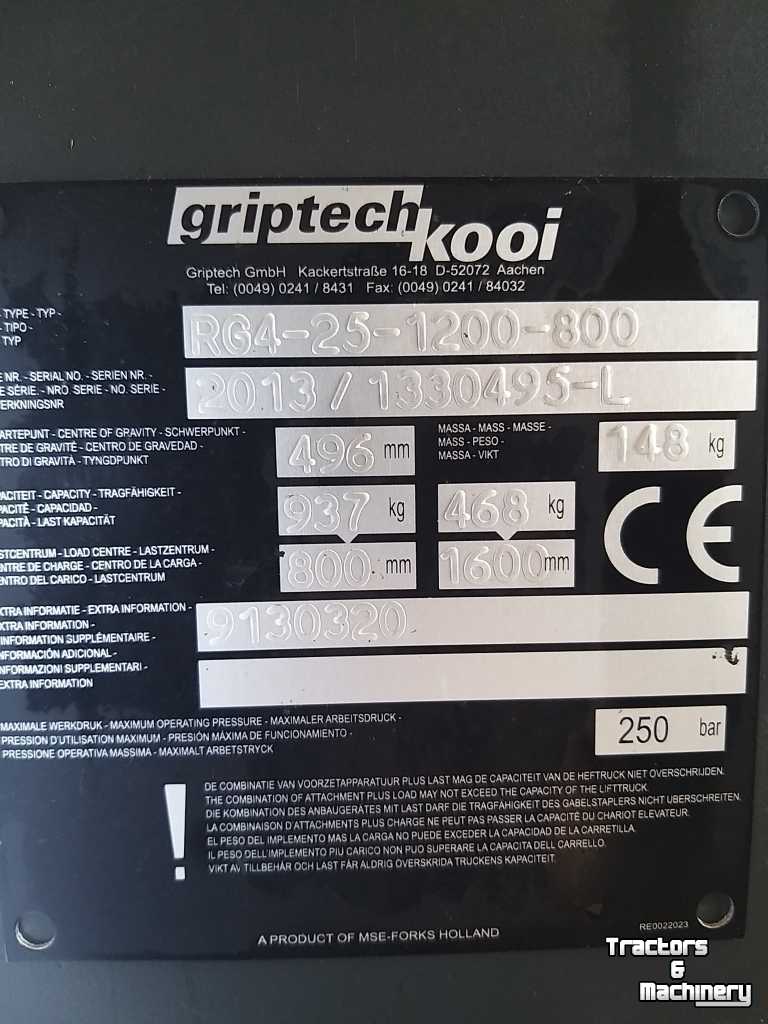 Other  Griptech RG25-1200-800