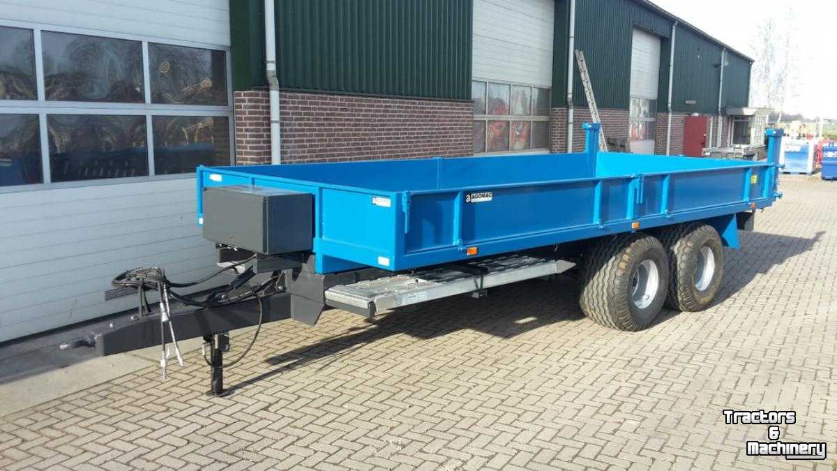 Dumptrailer Agomac Combi kipper-oprijwagen