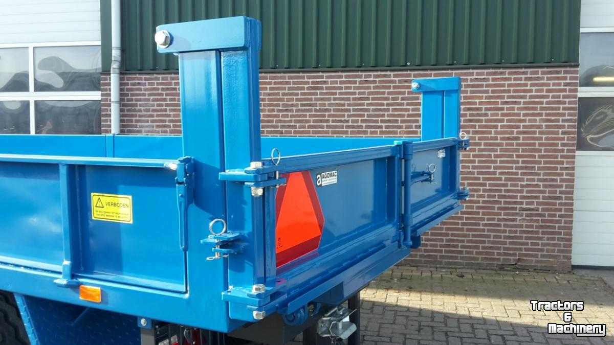 Dumptrailer Agomac Combi kipper-oprijwagen