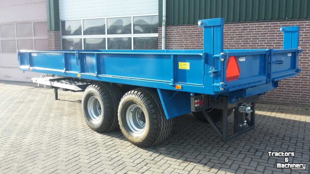 Dumptrailer Agomac Combi kipper-oprijwagen