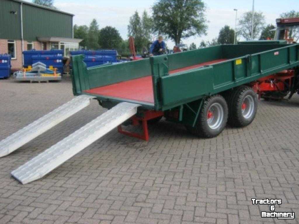 Dumptrailer Agomac Combi kipper-oprijwagen