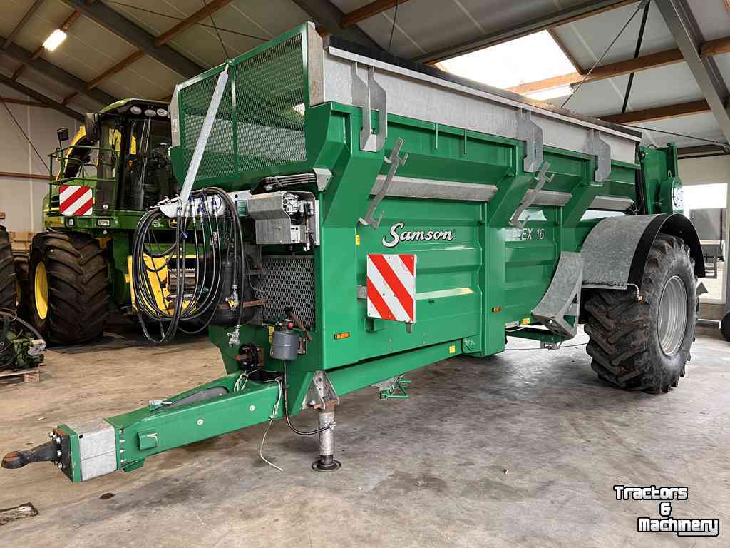 Manure spreader Samson FLEX 16 breedstrooier