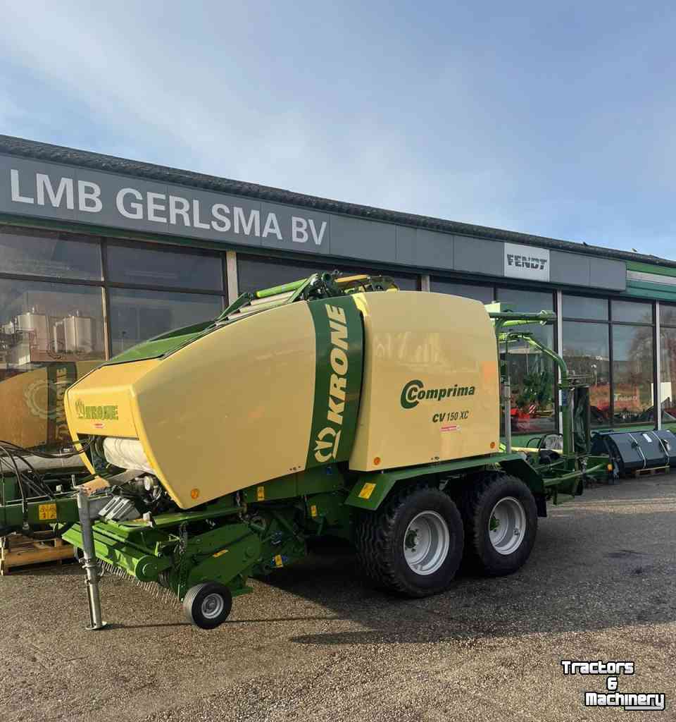 Balers Krone CV 150 XC Rondebalen-Pers + Wikkelaar