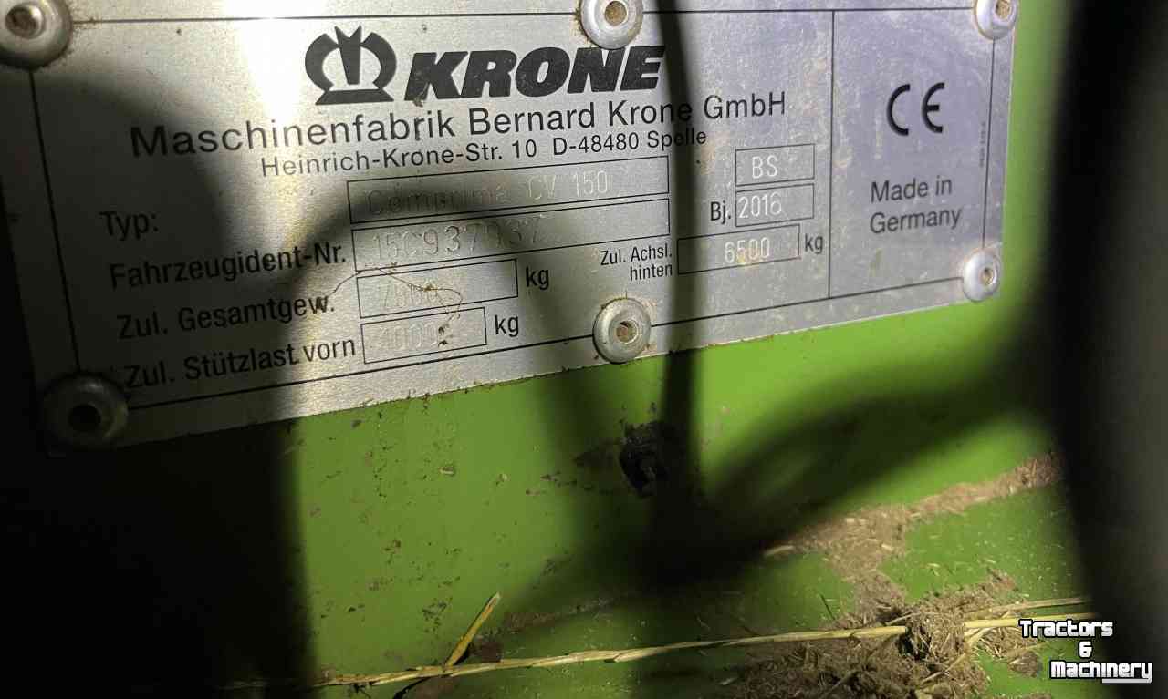 Balers Krone CV 150 XC Rondebalen-Pers + Wikkelaar