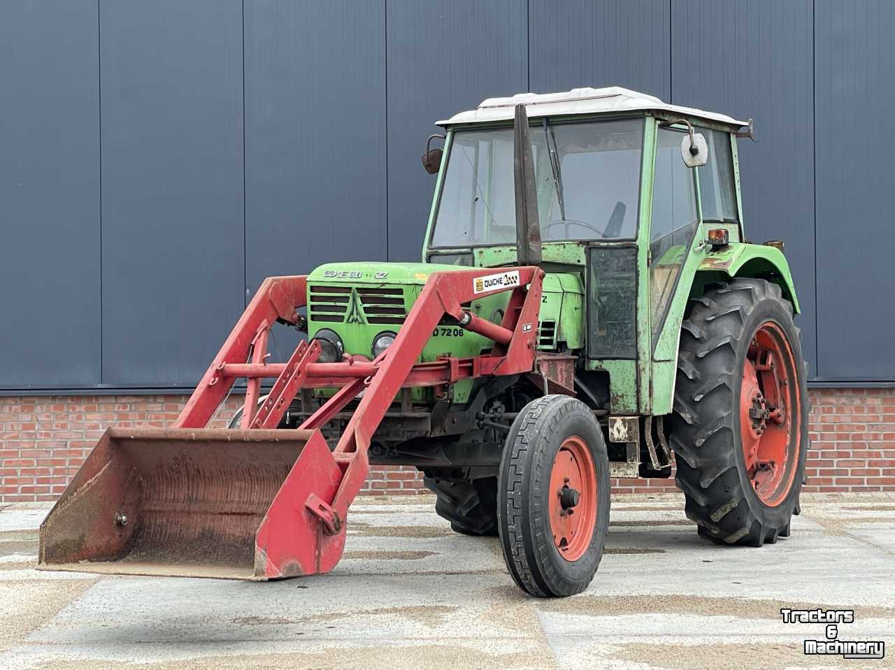 Tractors Deutz-Fahr D 7206 Alo Quicke 2000 Voorlader