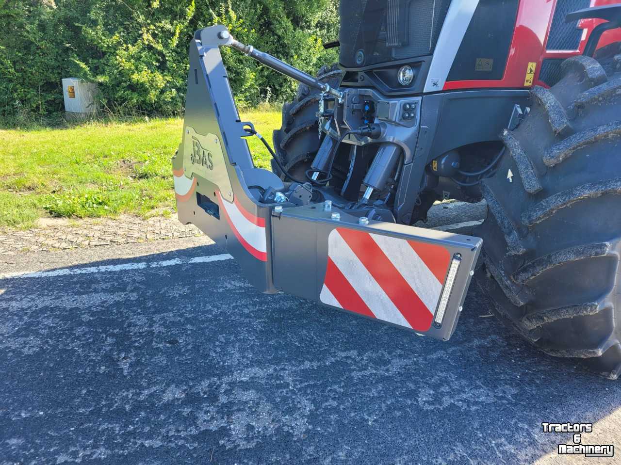 Front-bumper Zuidberg Overrijdbeveiliging + gewichtendrager