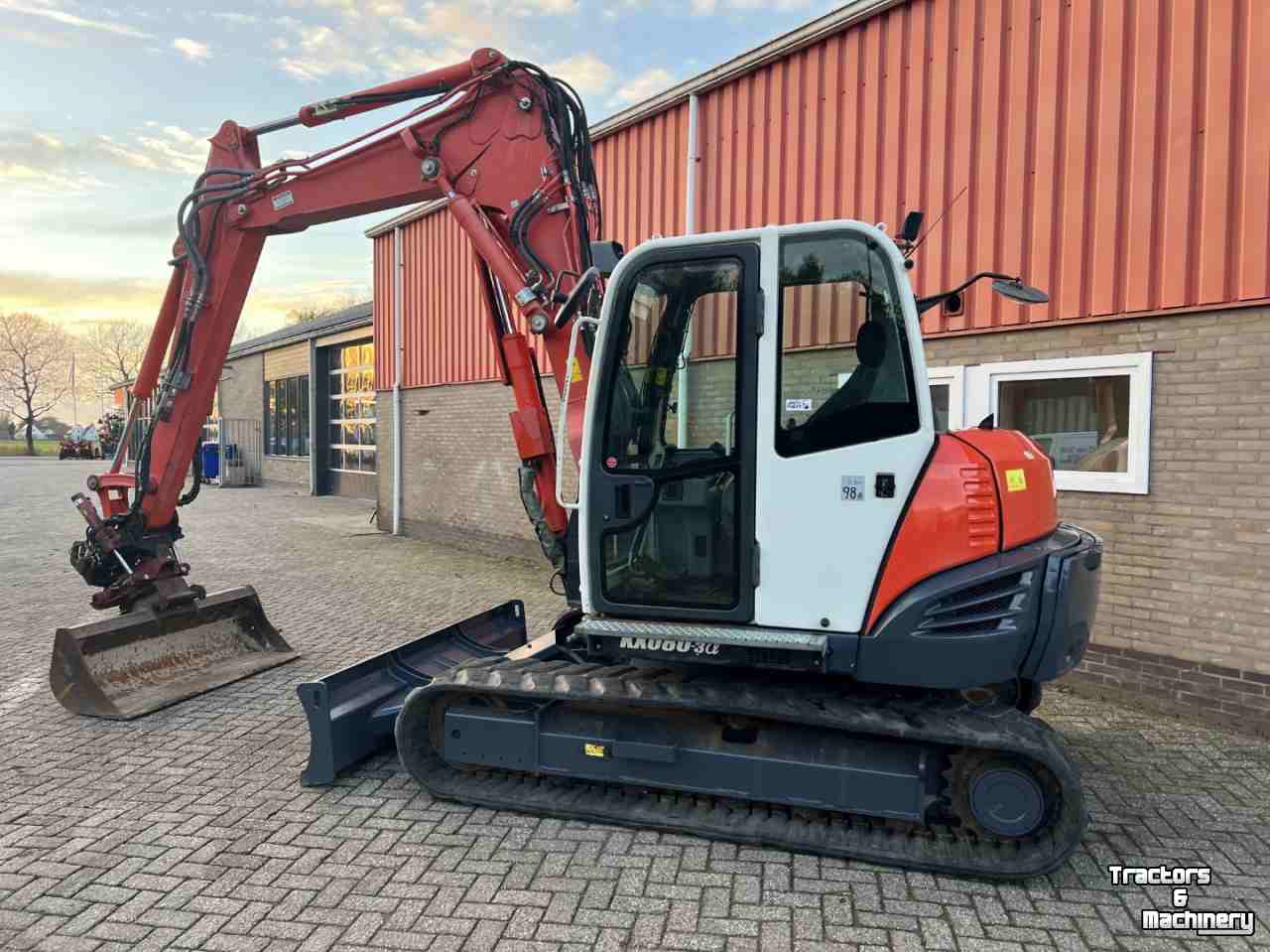 Excavator tracks Kubota KX 080-3, midigraver, kraan, minikraan