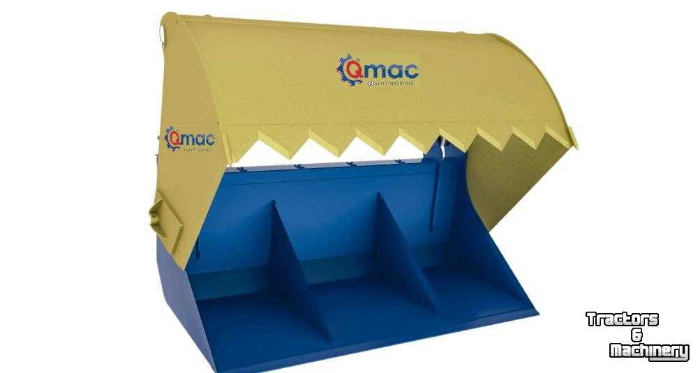 Silage cutting bucket Qmac Kuilhapper met dichte bak Silage Shear Bucket