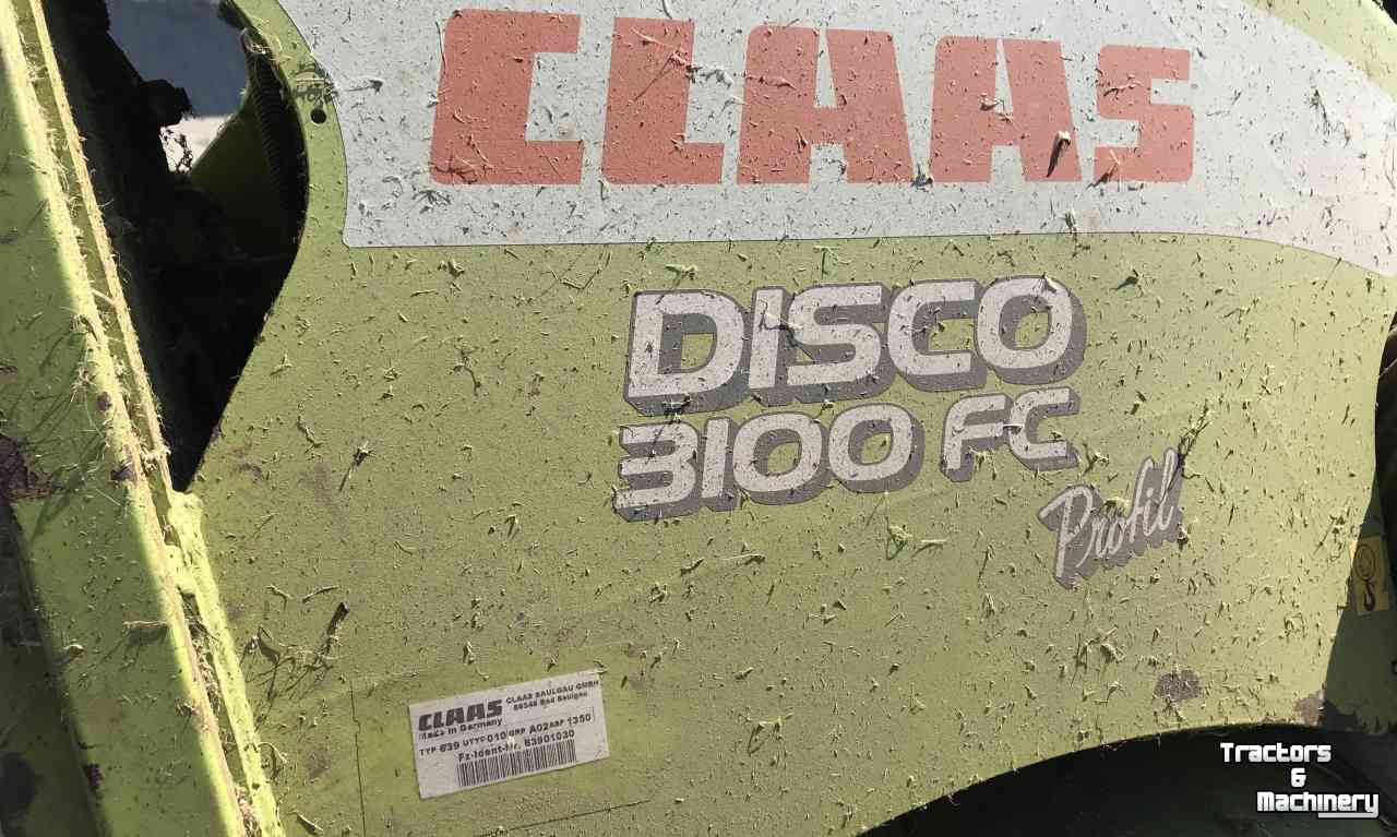 Mower Claas Disco 8550 C Plus + Disco 3100FC Profil Maaicombinatie