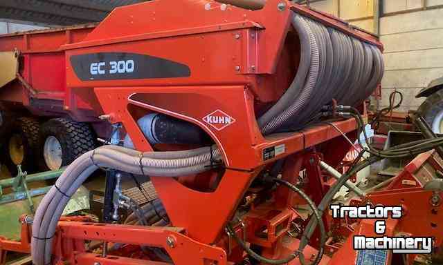 Seed drill Kuhn SC 300 Zaaitank met computer en stappenwiel