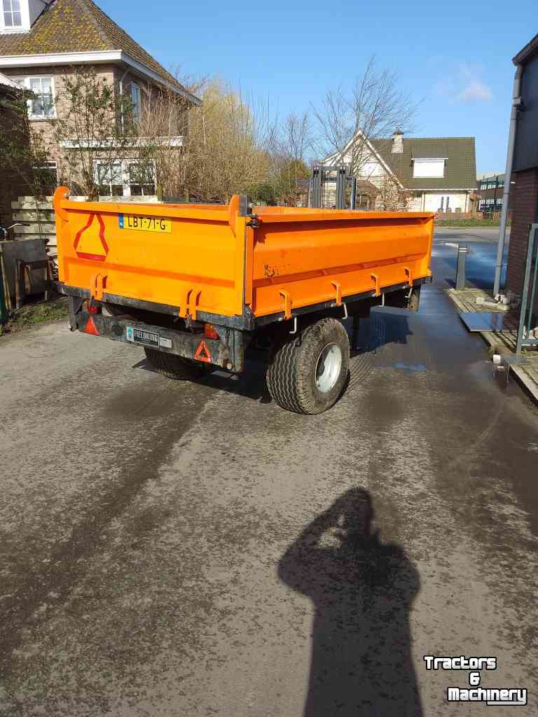 Dumptrailer  3 zijde 5 ton kipper