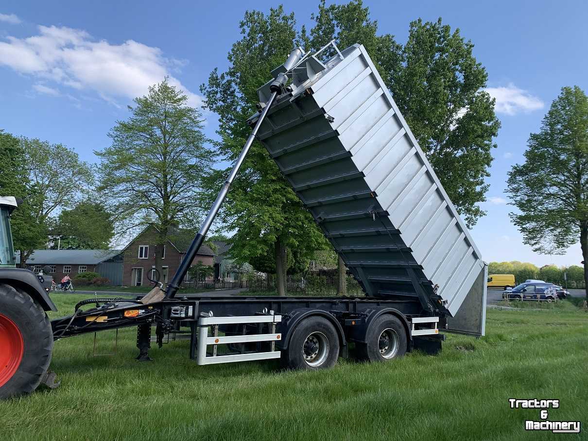 Dumptrailer  ATM aluminium kipper  APK en kenteken snelverkeer