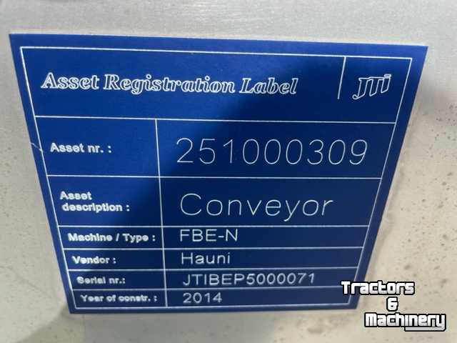 Conveyor  rvs transportband