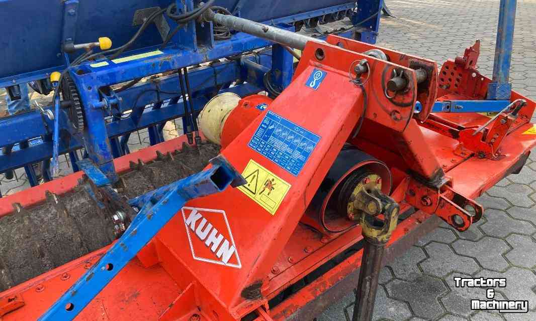 Rotary Harrow Kuhn HRB302 + Fiona Fionette 3,0/90 Sämaschine