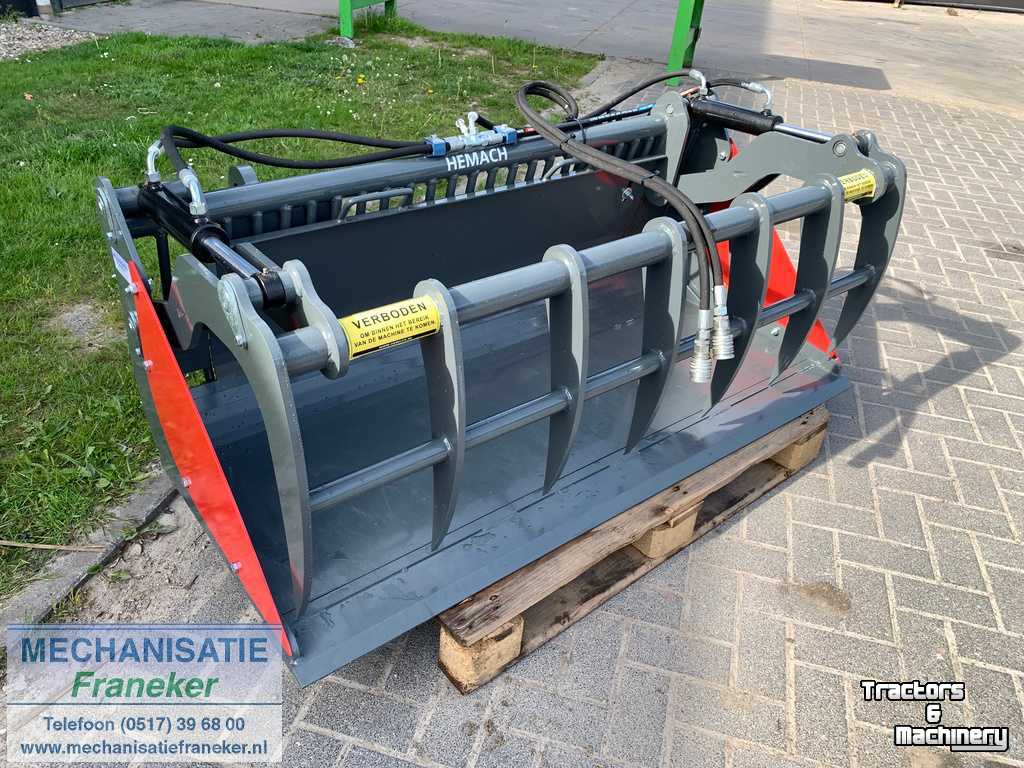 Skeleton buckets Hemach Puinbak 160 euro aansluiting inlegvel