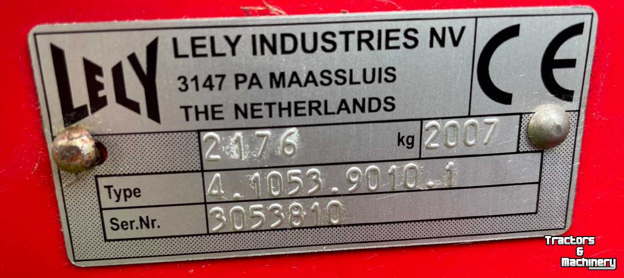 Tedder Lely LOTUS 1020