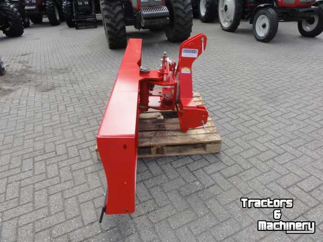 Rubber yard scraper Hekamp Frontschuif, Dozerblad, Modderschuif