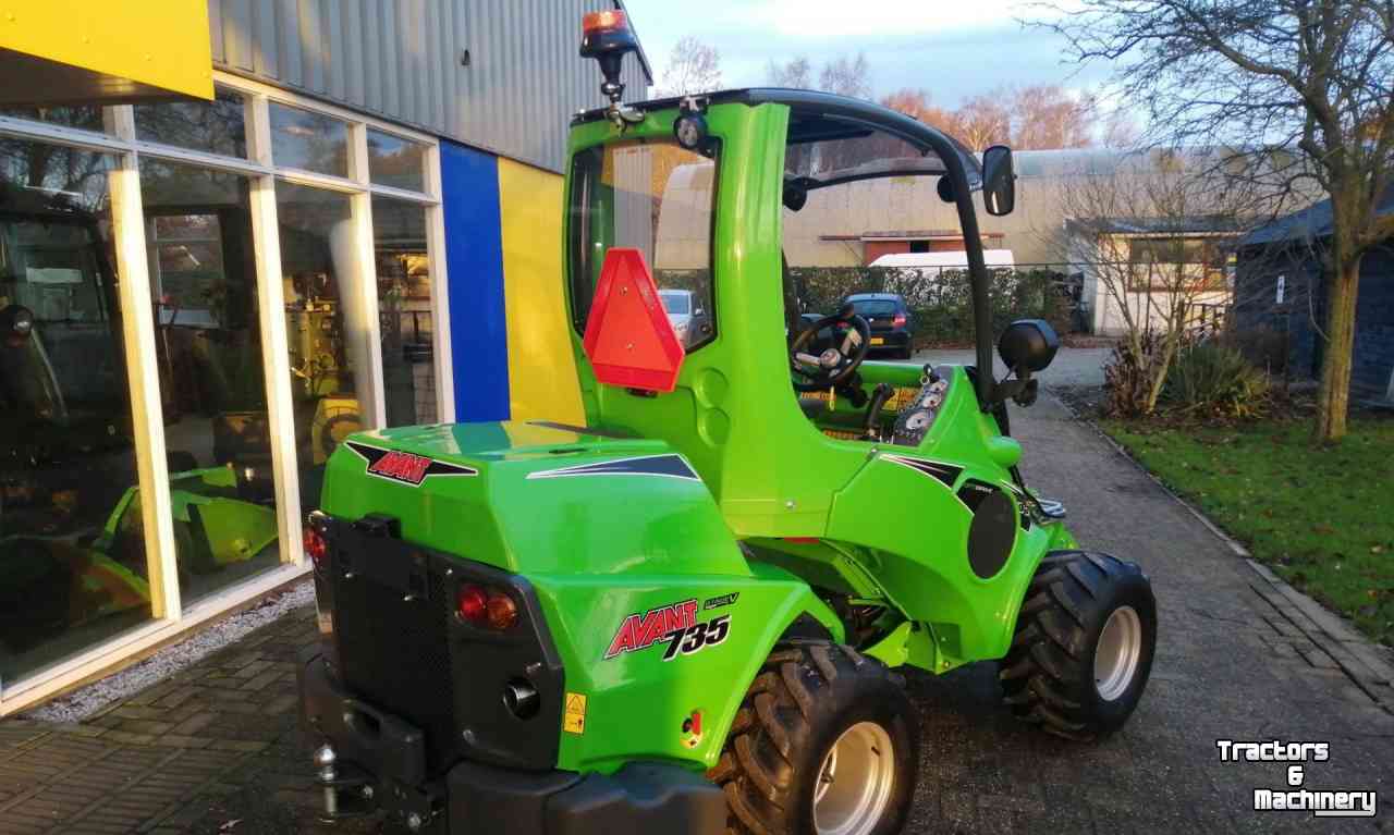 Wheelloader Avant 735 TDL Shovel Wiellader Kniklader