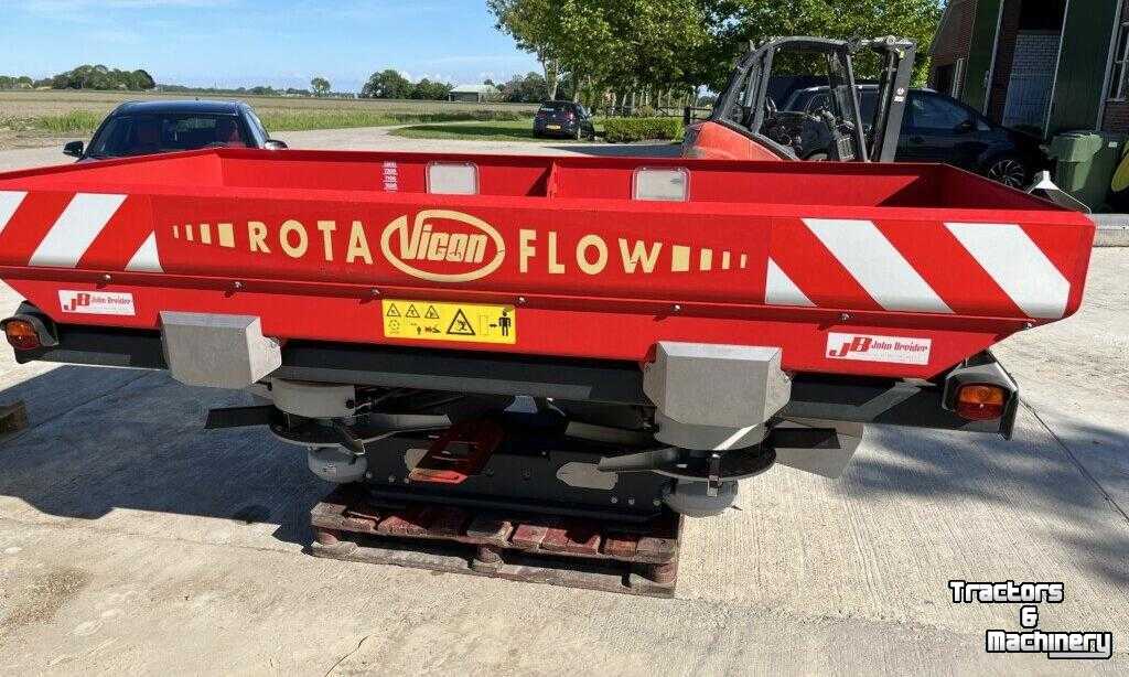 Fertilizer spreader Vicon Rota Flow Geospread GPS Kunstmeststrooier