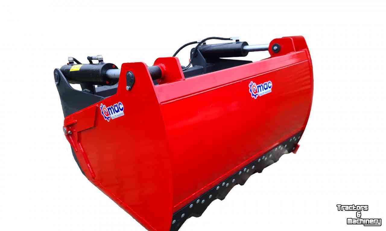 Silage cutting bucket Qmac Kuilhapper 160 Dichte bak / Geschroefde tand EURO