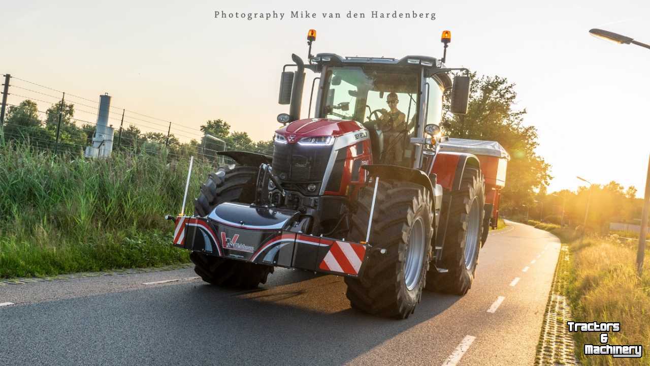 Frontweights Massey Ferguson trekkerbumper + frontgewicht  (tractorbumper / Unterfahrschutz)