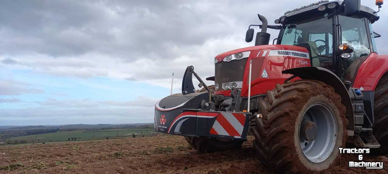 Frontweights Massey Ferguson trekkerbumper + frontgewicht  (tractorbumper / Unterfahrschutz)