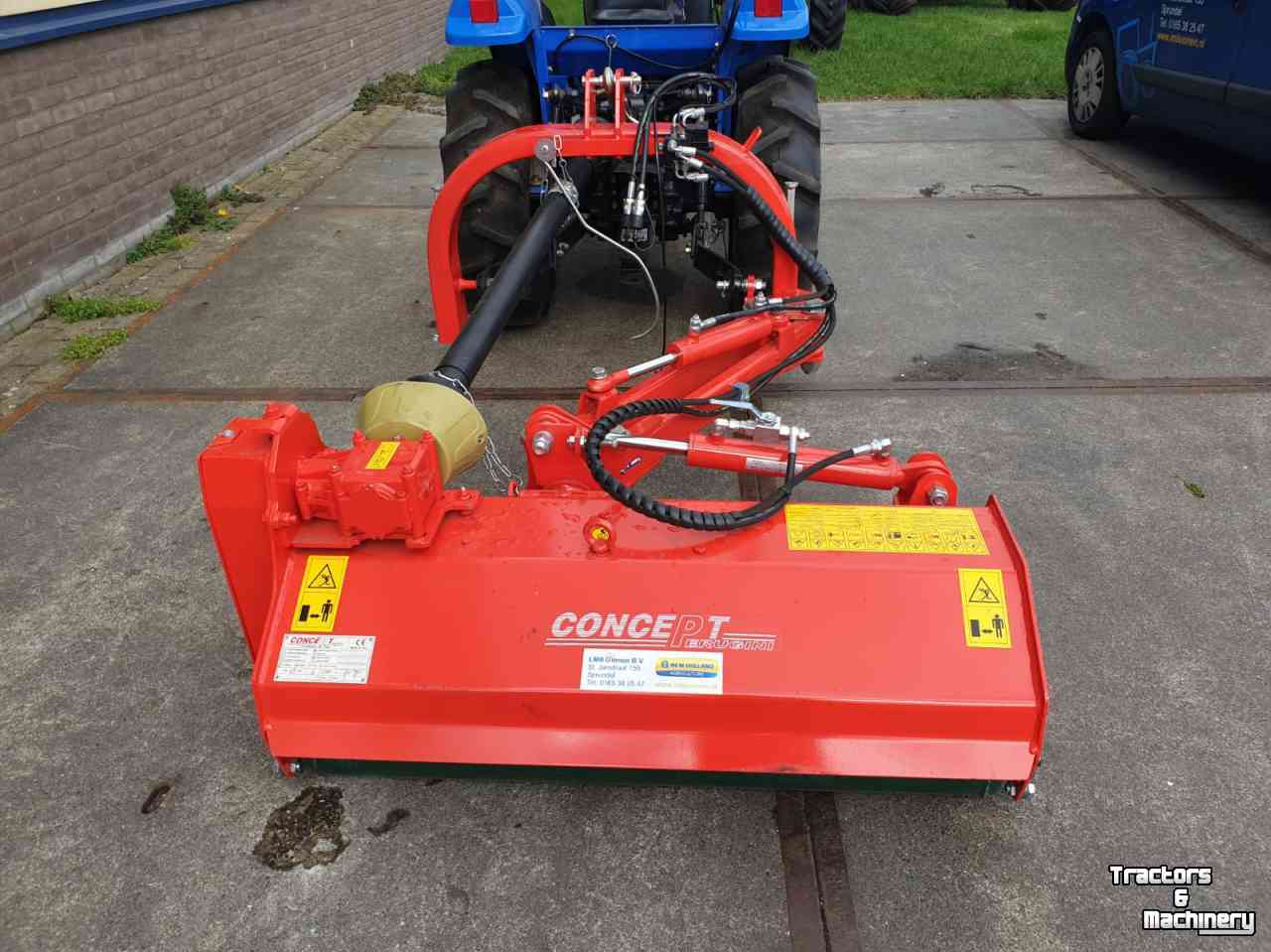 Flail mower  Concept Perugini CS 110 verstek klepelmaaier ongebruikt