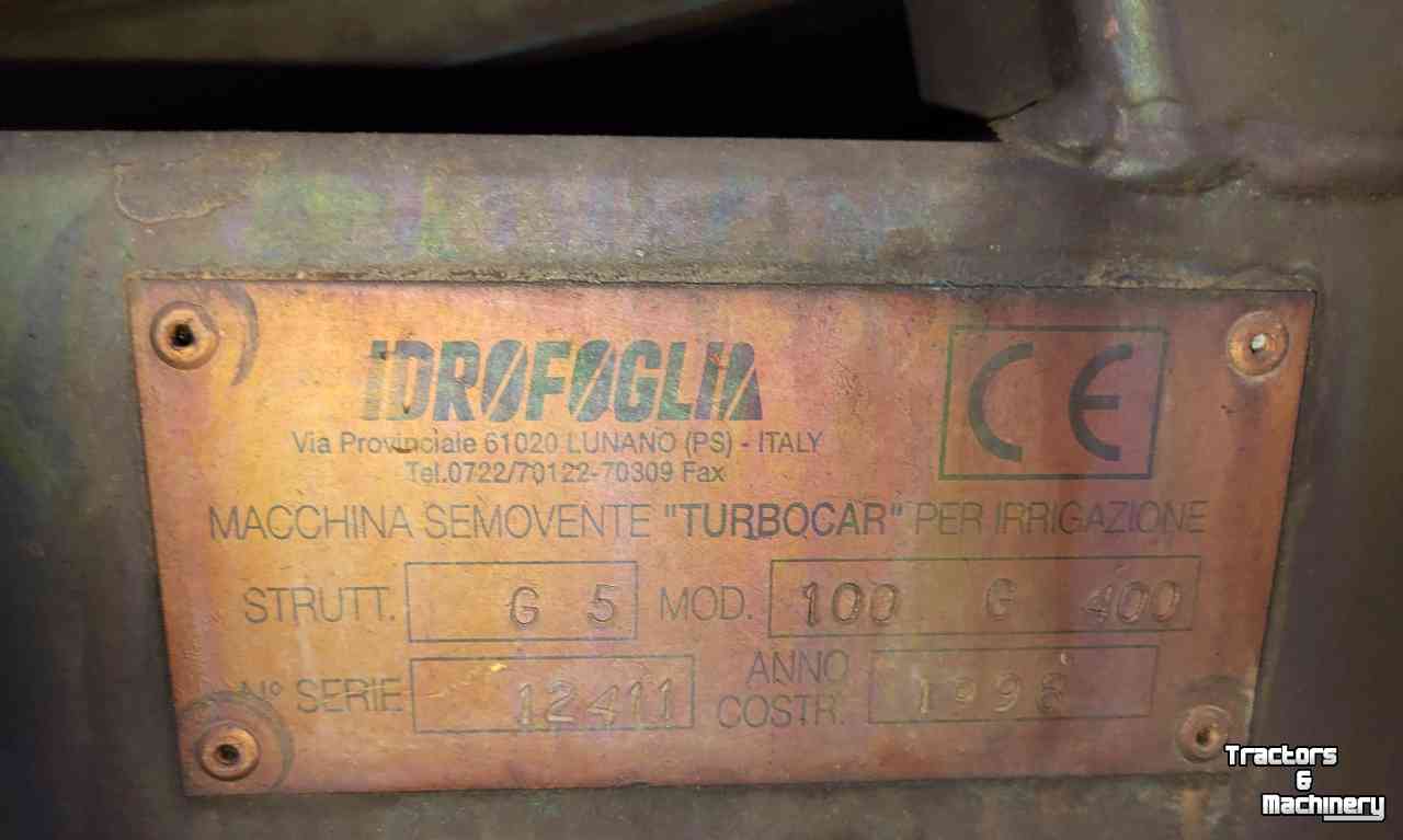 Irrigation hose reel Idrofoglia Beregeningshaspel / Regenhaspel 100/350