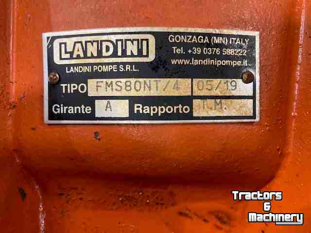 Irrigation pump Landini FMS 80/4