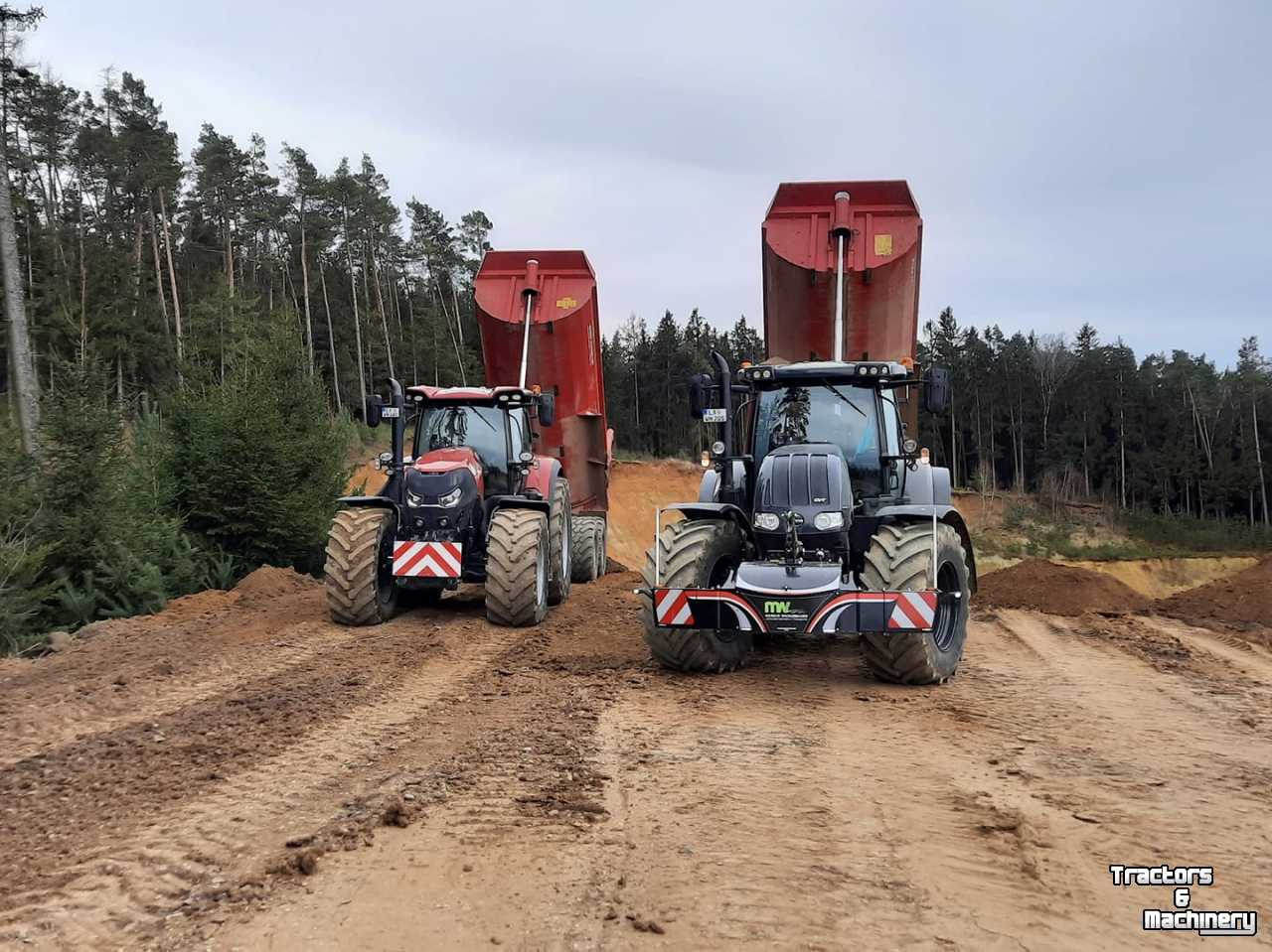 Frontweights Steyr trekkerbumper + frontgewicht  (tractorbumper / Unterfahrschutz)