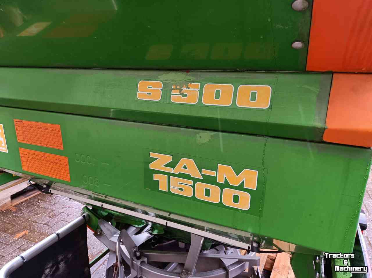 Fertilizer spreader Amazone ZAM-1500 Fortix kunstmeststrooier/dispenser/Düngerstreuer