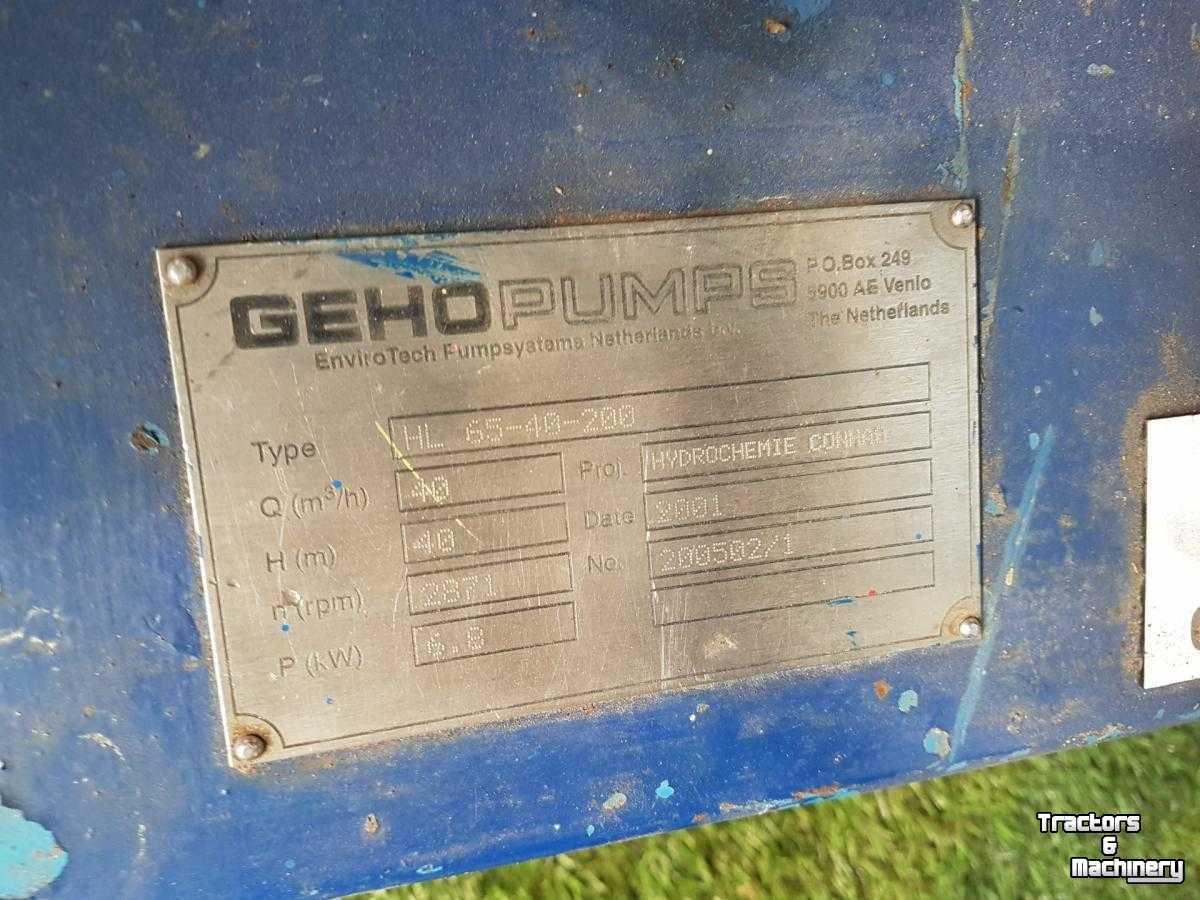 Irrigation pump  Geho Waterpomset