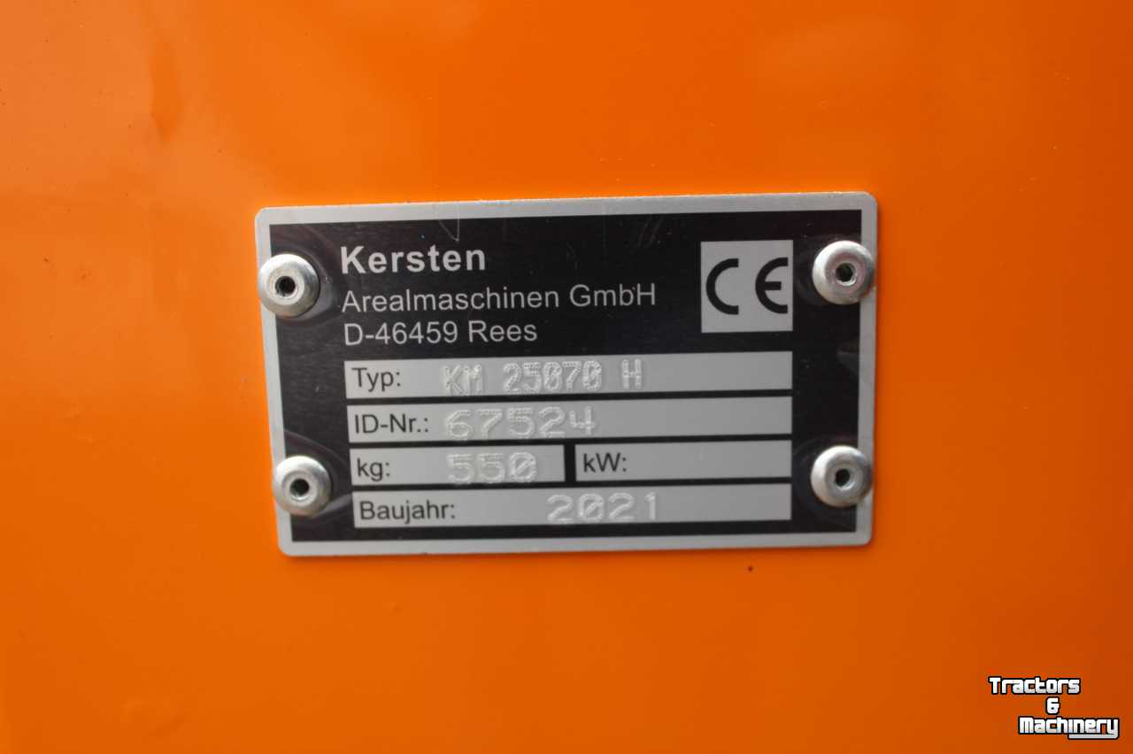 Sweeper Kersten KM 25070 H bezem