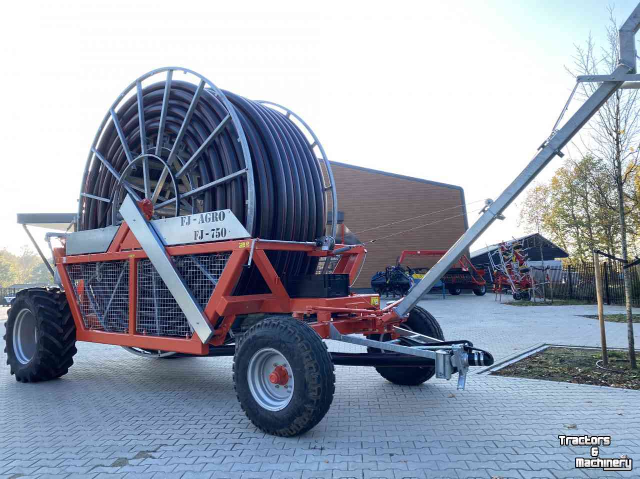 Irrigation hose reel  FJ-Agro FJ750 125-650 zelfrijdende beregeningshaspel