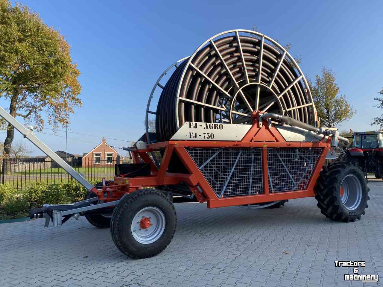 Irrigation hose reel  FJ-Agro FJ750 125-650 zelfrijdende beregeningshaspel