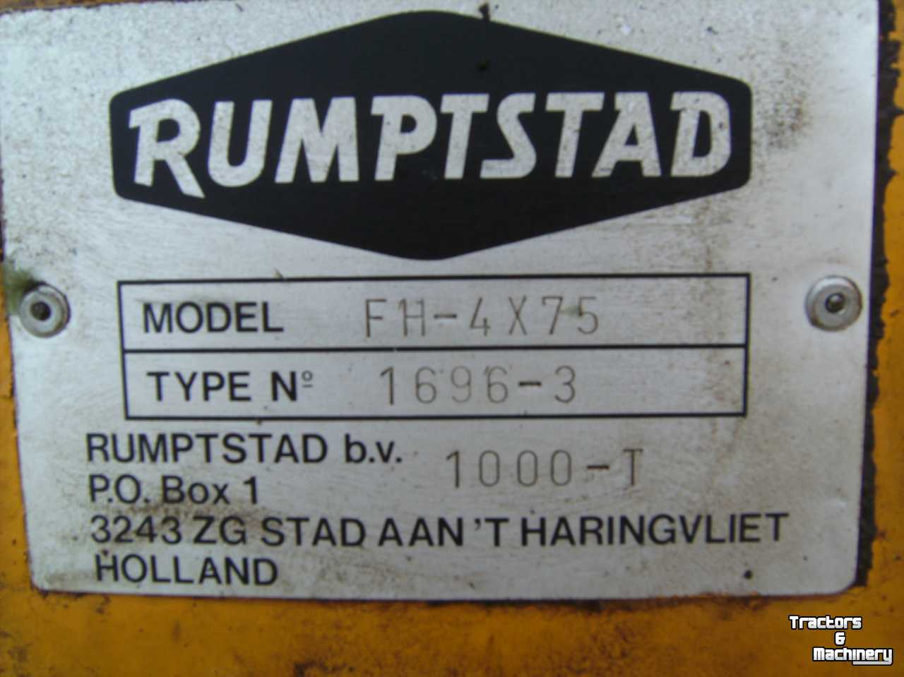 Rotary Hiller Rumptstad Rijenfrees Power Hiller